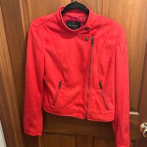 Banana Republic Cropped Red Jacket